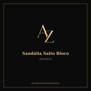 Sandália Salto Bloco