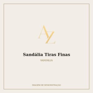 Sandália Tiras Finas